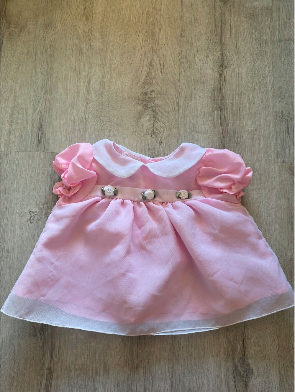 Baby girl Vintage pink 0-6 month dress Little Lindsay